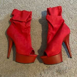 BRAND NEW IN BOX Pleaser Red Heels